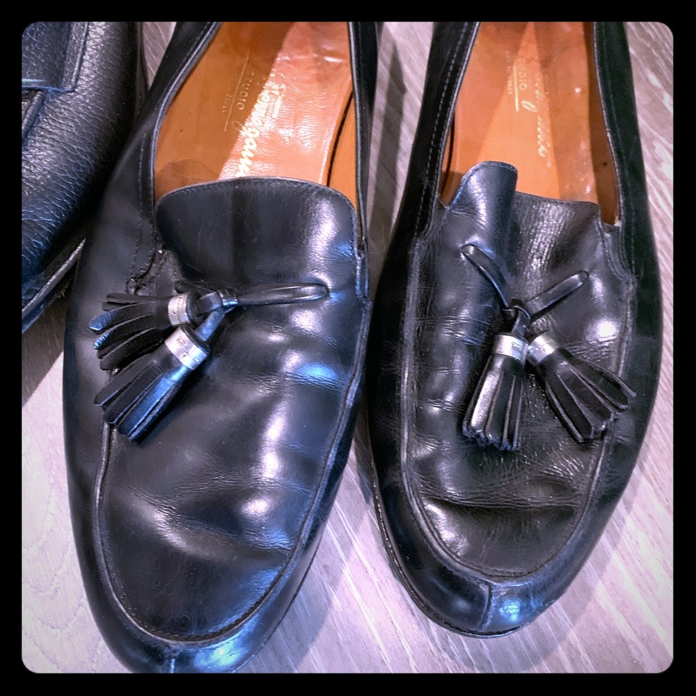 Men’s Salvatore Ferragamo tassel loafers